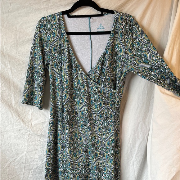 Prana Dresses & Skirts - Prana Faux Wrap Dress Size Large